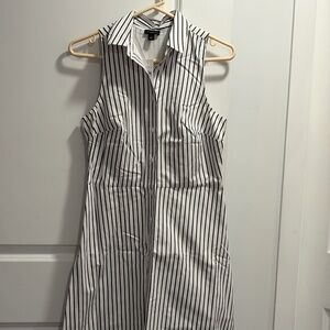 NWT Ann Taylor Factory pinstripe sleeveless dress
